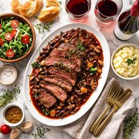 Beaujolais Steak for Two