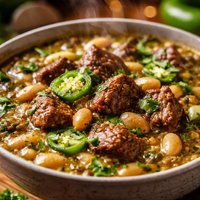 Beef Bean Chile Verde