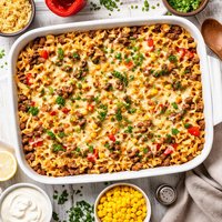 Beef Corn Noodle Casserole