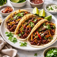 Beef Kidney Bean Fajitas
