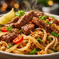 Beef Pad Thai