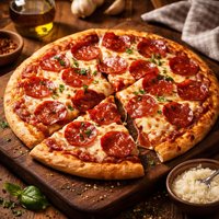 Beef Pepperoni Pizza