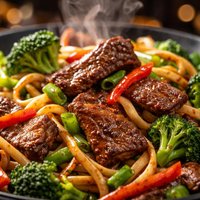 Beef Stir-Fry with Noodles