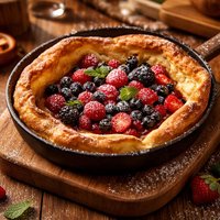 Berry Dutch Baby Low Fat