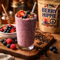 Berry Hippie Tea Flavored Smoothie