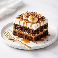 Better Than Sex Cake with Bananas