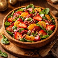 Bettys Strawberry Mandarin Salad