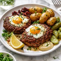 Biff a La Lindstrom Scandinavian Hamburgers