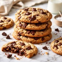 Big and Chewy Chocolate Chip Cookies