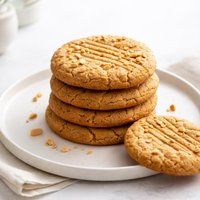 Big and Soft Peanut Butter Cookies