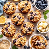 Big Blueberry Busting Muffins