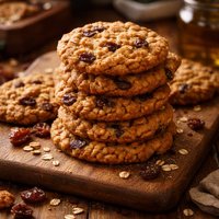 Big Chewy Oatmeal Raisin Cookies