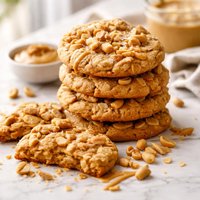 Big Super Nutty Peanut Butter Cookies