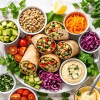 Biggest Loser Veggie Tuna Wraps