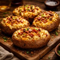 Bills Unbelievable Double Stuffed Potatoes