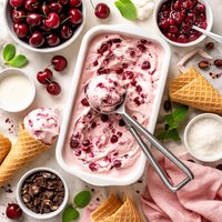Bing Cherry Ice Cream
