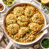 Biscuit Topped Deep Dish Chicken
