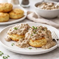 Biscuits with Sausage Gravy