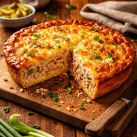 Bisquick Impossible Tuna Melt Pie