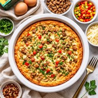 Bisquick Sausage Breakfast Pie Lower Fat Version