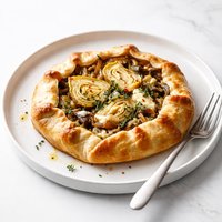 Bistro Style Artichoke and Onion Galette