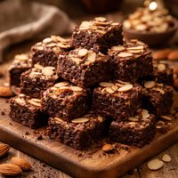 Bite Size Chocolate Almond Brownies
