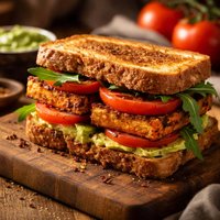 Bizarre but Tasty Tofu Tomato Sandwich and Good for You Too