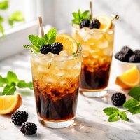 Black and Tan Mocktail