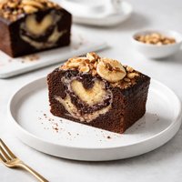 Black and White Banana Loaf