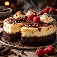 Black and White Cheesecake Pressure Cooker