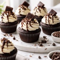 Black and White Cupcakes