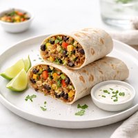 Black Bean and Brown Rice Burritos