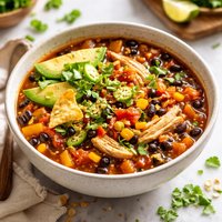 Black Bean and Chicken Soup
