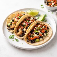 Black Bean and Chicken Tacos