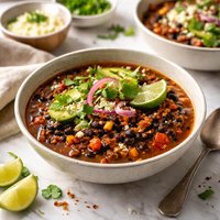 Black Bean and Chorizo Soup