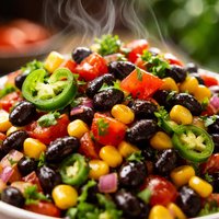 Black Bean and Corn Salad Spicy Mexican Salad Side Dish