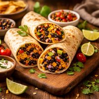 Black Bean and Corn Wraps