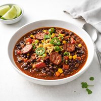 Black Bean and Kielbasa Chili