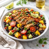 Black Bean and Mango Chicken Salad