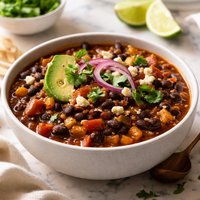 Black Bean and Roasted Corn Chipotle Chili