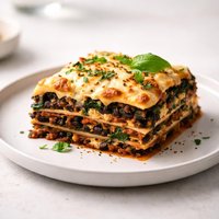 Black Bean and Spinach Lasagna