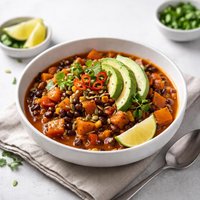Black Bean and Sweet Potato Chili Vegetarian