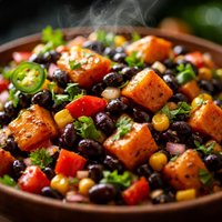 Black Bean and Sweet Potato Salad