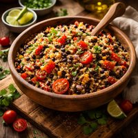 Black Bean and Tomato Quinoa Salad