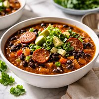 Black Bean Andouille Sausage Soup Slow Cooker