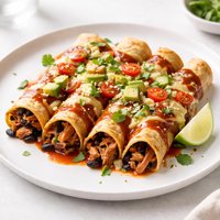 Black Bean Chicken Enchiladas
