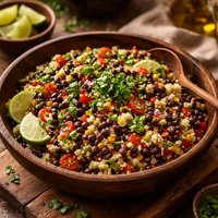 Black Bean Cous Cous Salad