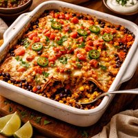 Black Bean Enchilada Casserole