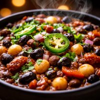 Black Bean Hominy Chili