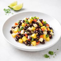 Black Bean Mango and Jicama Salsa